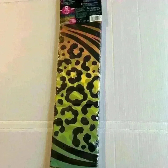 Nwt rainbow animal print scene setters room roll 40 feet long - Picture 2 of 5